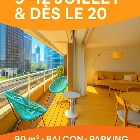 Vue, Espace & Confort 2 Avec Terrasse & Parking, Aux Portes De Paris Apartment *